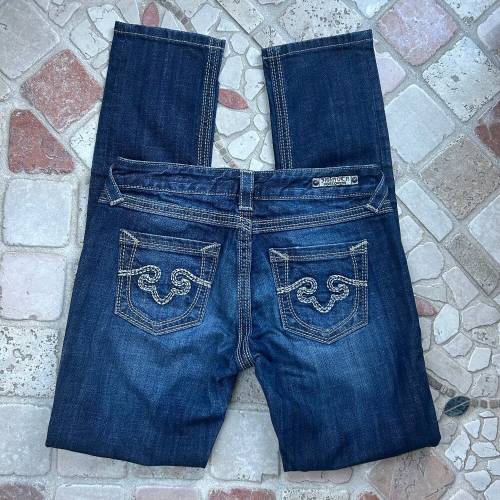 ReRock Express Women's Skinny Jeans Embroidered sz 6